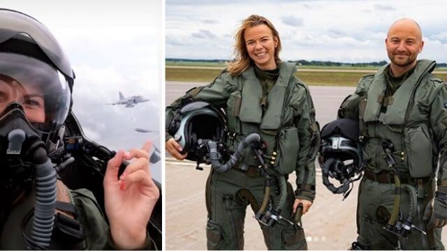 Försvarsmakten bjöd Instagramkändis på JAS-flygning: ”Studiebesök”