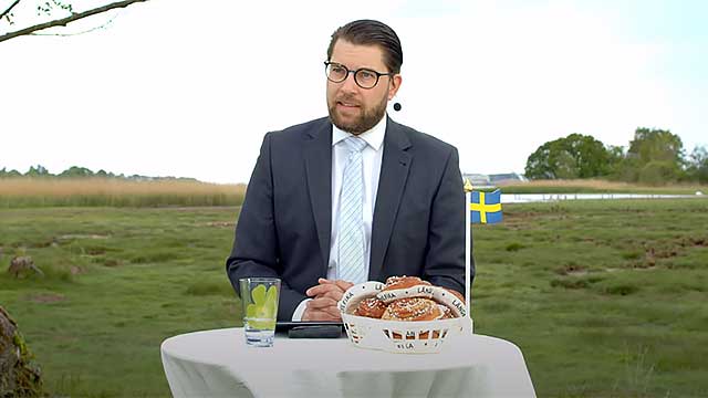 Jimmie Åkesson höll nationaldagstal