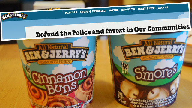 Glasstillverkaren Ben & Jerry i nytt vänsterutspel: vill avskaffa polisen