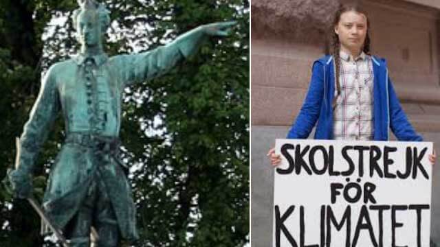 Stadsdirektör kampanjar för att byta Karl XII-staty mot Greta Thunberg