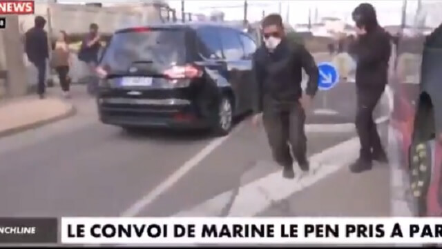 Marine Le Pen attackerad i Dijon – vill återta republikens förlorade områden