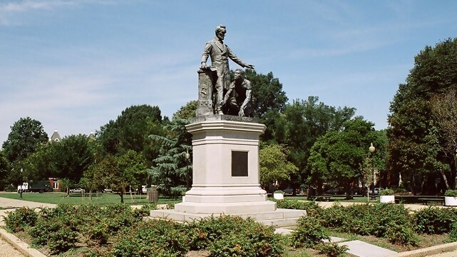 Staty av slavbefriaren Abraham Lincoln kan tas ned i Boston
