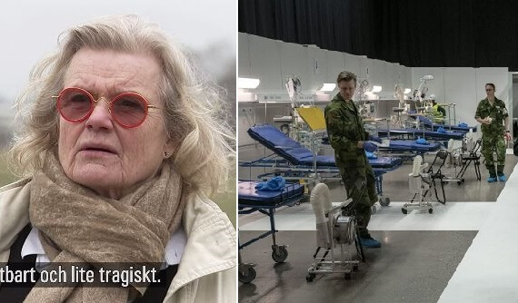 Gieseckes företag hade ledande roll i uppbyggnaden av fältsjukhuset i Älvsjö