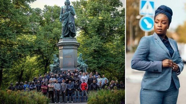 AIK-supportrar mobiliserade mot utlyst vänsterattack på Linné-staty