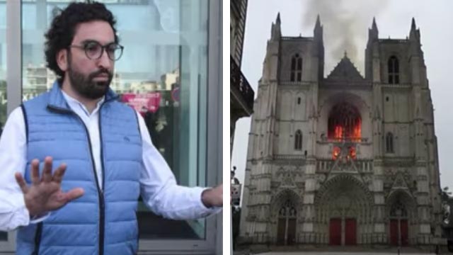 Migrant från Rwanda erkänner katedralbranden i Nantes