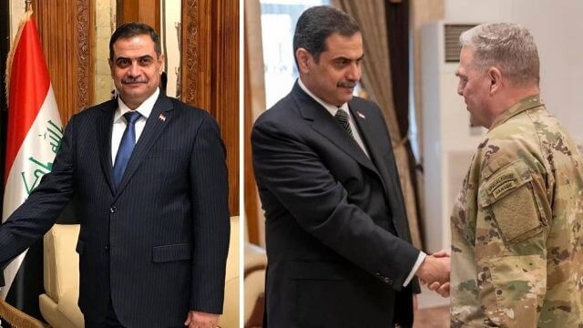 Iraks försvarsminister som lyfte svenska bidrag nu åter i Sverige