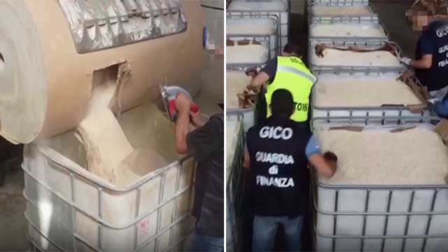 14 ton muslimskt terrorknark beslagtaget i Italien