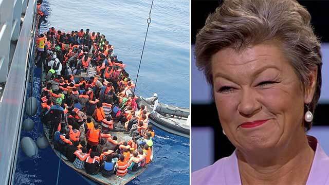 EU-kommissionär Ylva Johansson (S): ”Öppna gränserna för fler medelhavsmigranter”