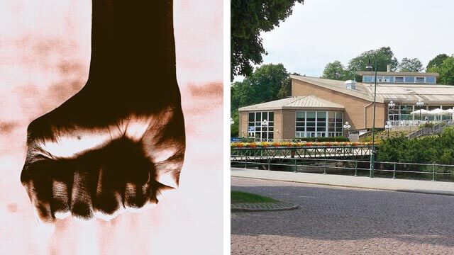 Aggressiva män skrämde folk på Stadsparksbadet i Borås