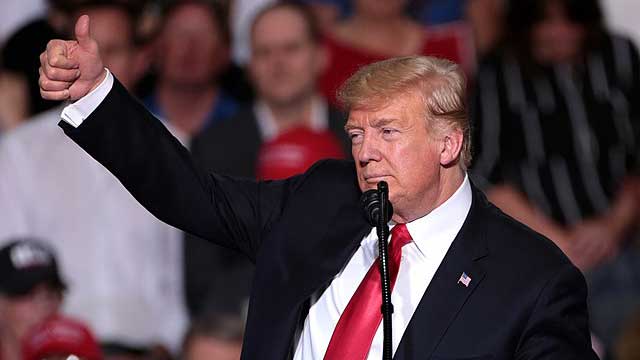 Trump i ledning över Biden inför presidentvalet