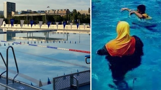 Järvaområdet har fått nytt ”inkluderande” utomhusbad – tillåter klädbad