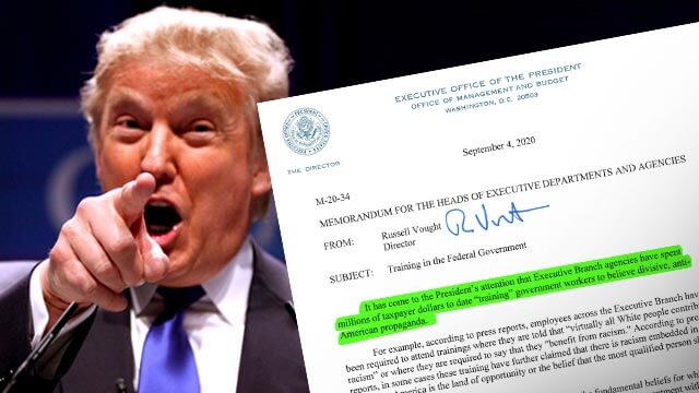 Trump stoppar rasistisk vänsterindoktrinering