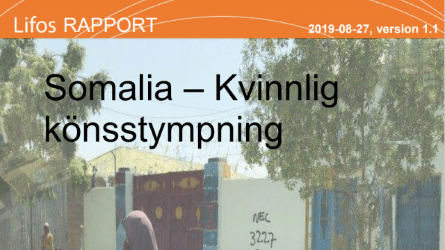 Risk för könsstympning ger somaliskor asyl