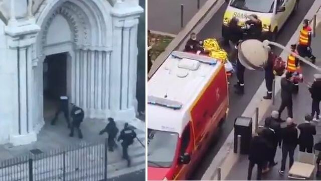 Kyrkobesökare halshuggna i Frankrike: ”Allahu akbar”