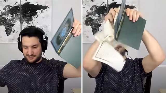 Video: Här rivs Koranen i bitar samtidigt som kritiska frågor ställs om islam