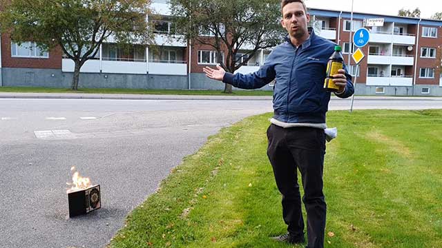 Koranbränning även i Trollhättan
