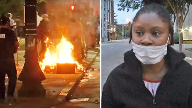 Två poliser skjutna under Black Lives Matter-kravaller i USA