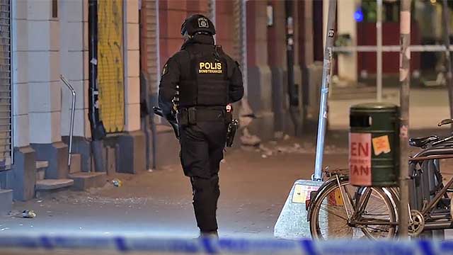 Bombattack mot växlingskontor i Malmö