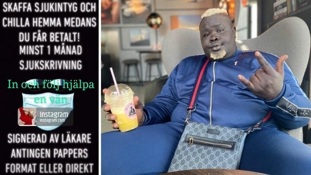 SR hyllade sociala medier-profil – uppmanar sina följare att begå bidragsbrott