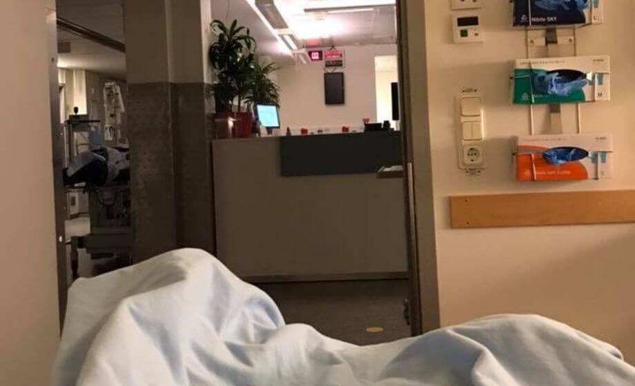 Vårdades på fel avdelning – avled