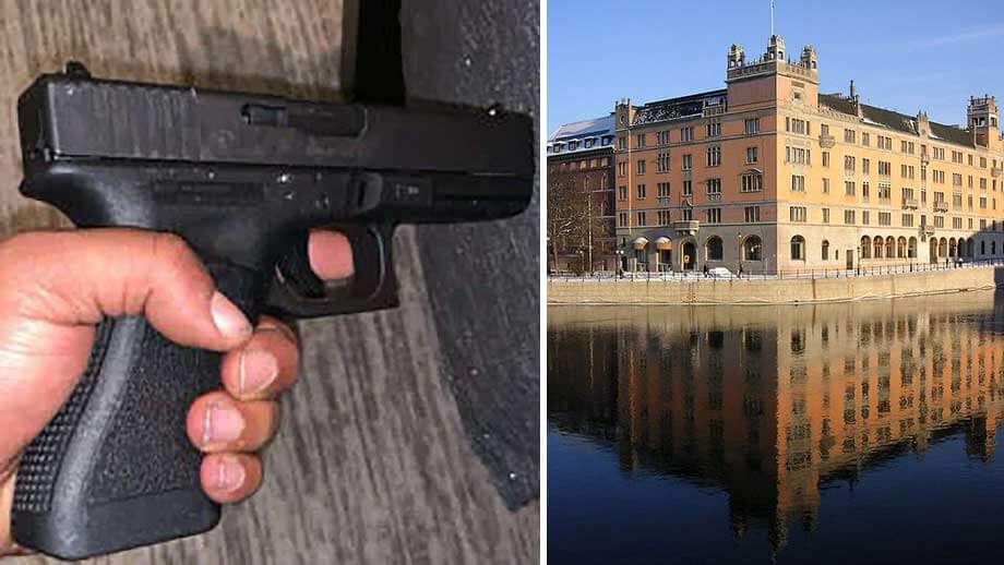 Regeringens vapen i omlopp bland kriminella