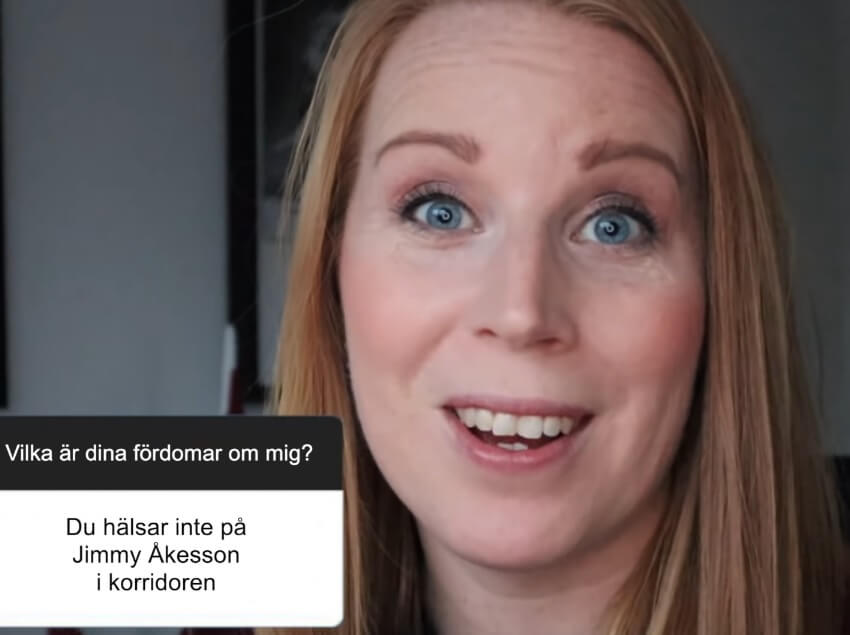 Annie Lööf krishanterar med ny video: ”Vilka är era fördomar om mig?”