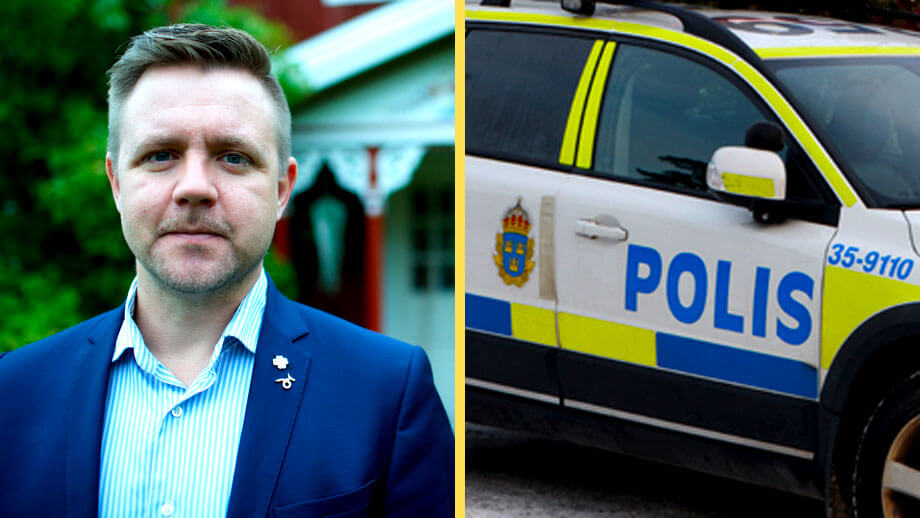Stor polisinsats på Federleys gård