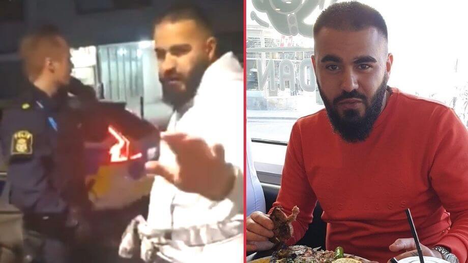 Kriminell förnedrar polis på film: ”Vet du vem jag är – din jävla fitta”