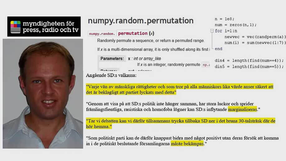 ”Myndigheten för Press, Radio och TV sysslar med politisk diskriminering”
