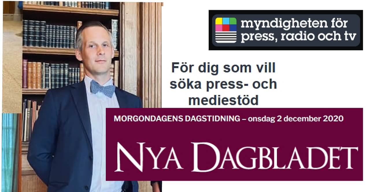 Avslog mediestöd på grund av ideellt arbete
