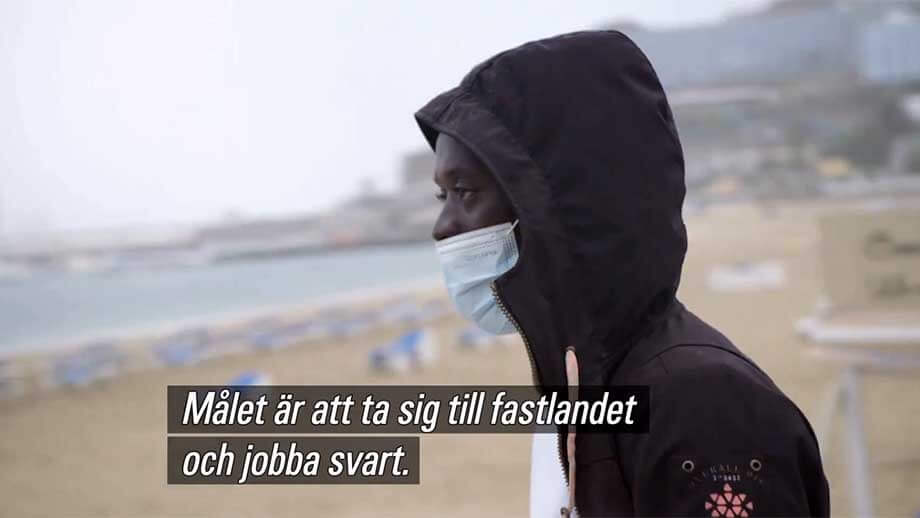 Kaos på Kanarieöarna – har invaderats av tiotusentals illegala migranter