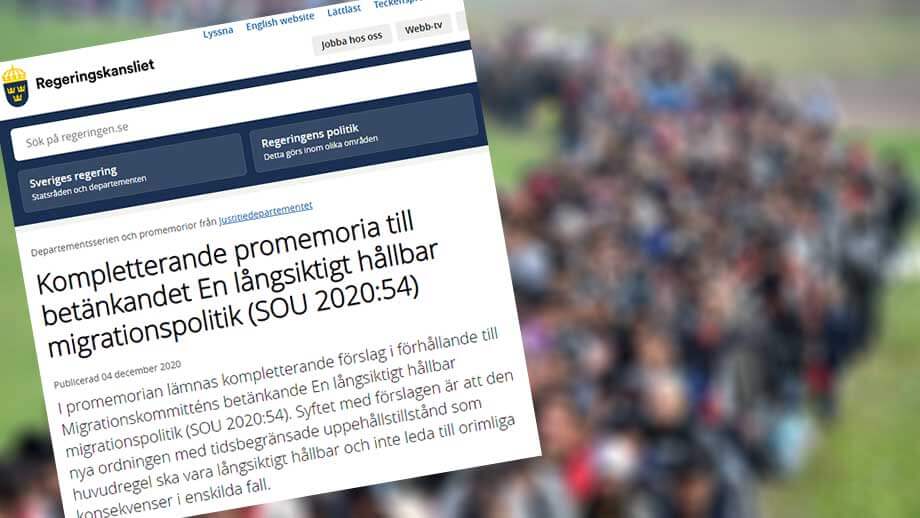Regeringen föreslår radikal liberalisering av invandringen – SD rasar