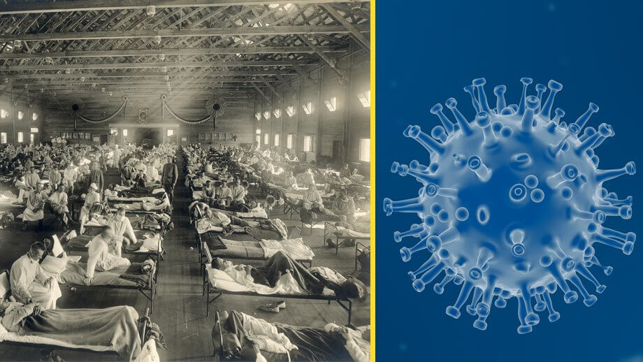 Kritik mot jämförelse med spanska sjukan