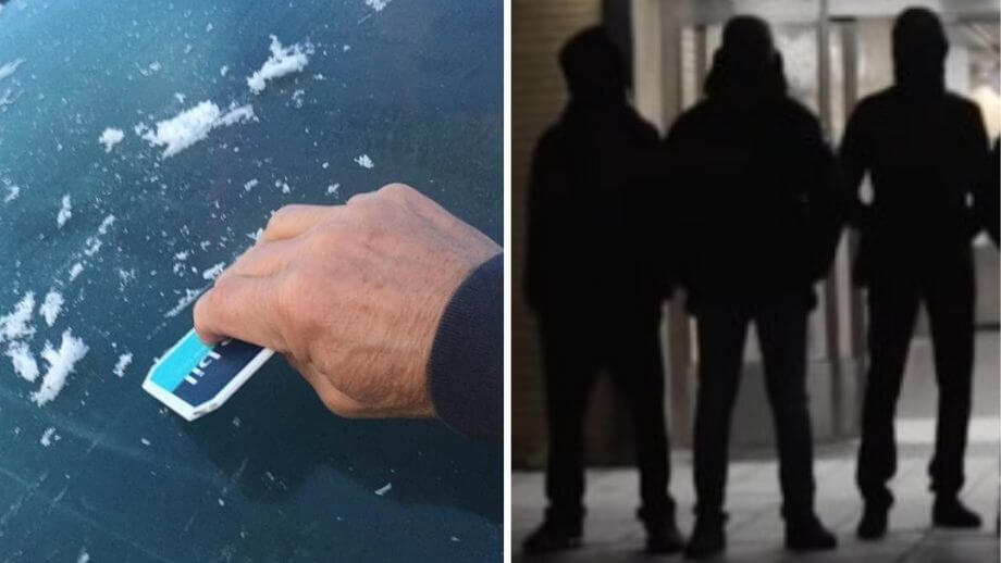 Gäng högg 70-åring som skrapade bilrutor – krävde värdesaker