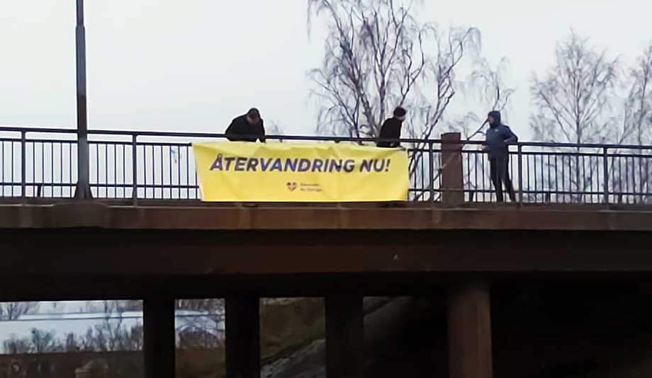 ”Återvandring” hets mot folkgrupp – partiarbetare stoppades och anmäldes av polisen
