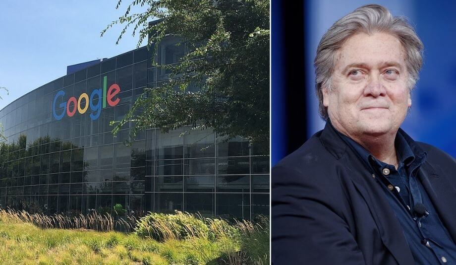 Vita husets tidigare chefsstrateg Steve Bannons YouTube-kanal borttagen