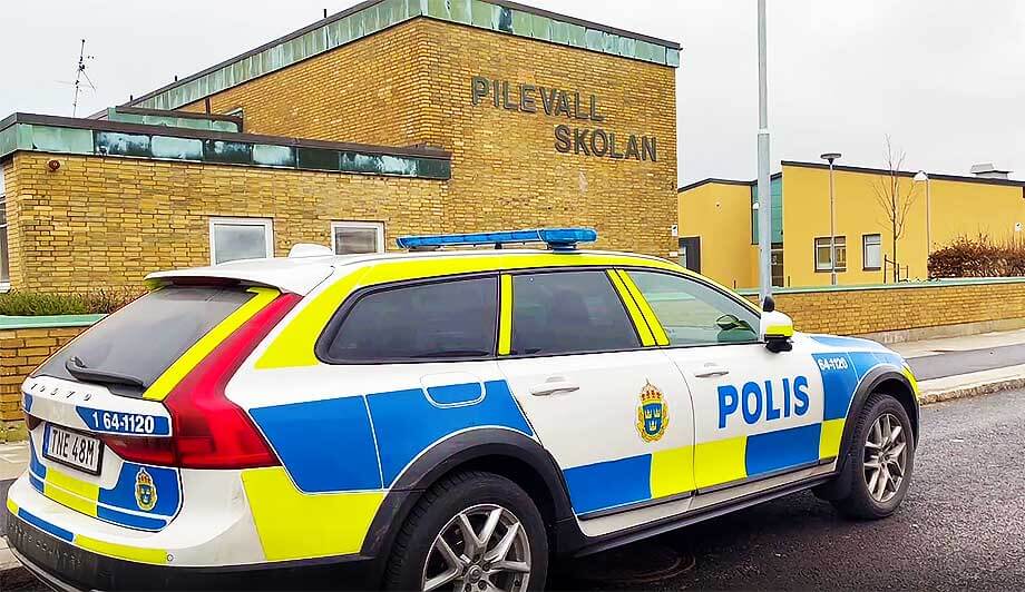 15-årig anhållen för mordförsök på problemskola i Trelleborg
