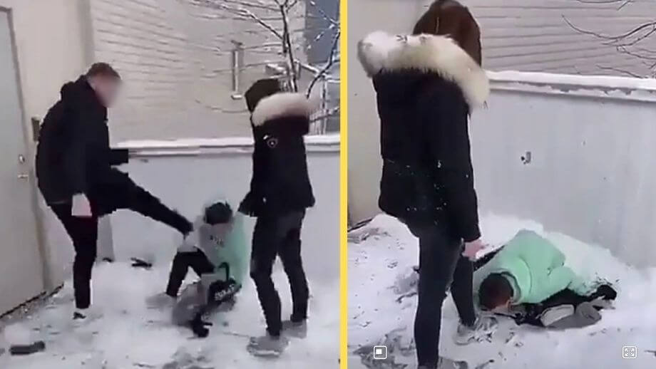 VIDEO: Pojke förnedringsrånas, tvingas kyssa skor och sparkas i ansiktet