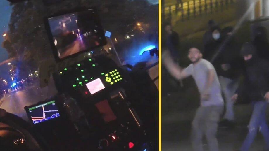 UNIK VIDEO: Se koranupploppen i Malmö från polisens kroppskameror