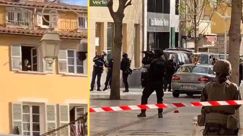 Man slängde ut avhugget huvud från fönster