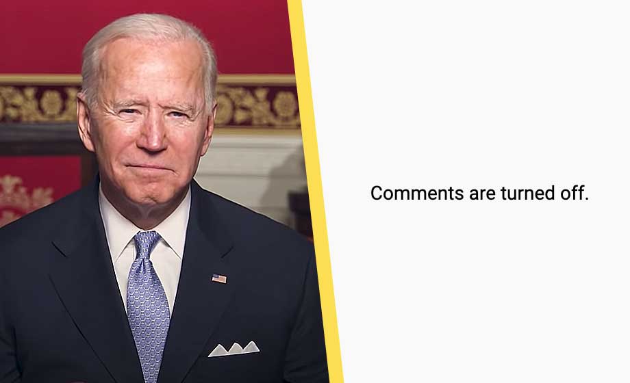 Vita Huset stänger av kommentarsfunktionen på Youtube – Biden ”USA:s mest hatade president genom tiderna”