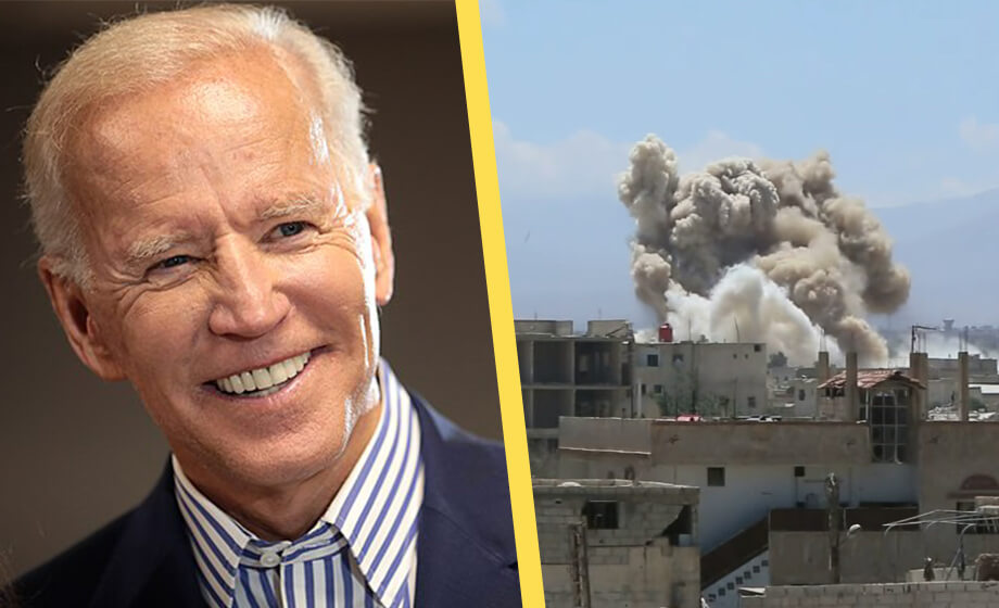 En månad efter Trump – nu bombar Biden Syrien igen