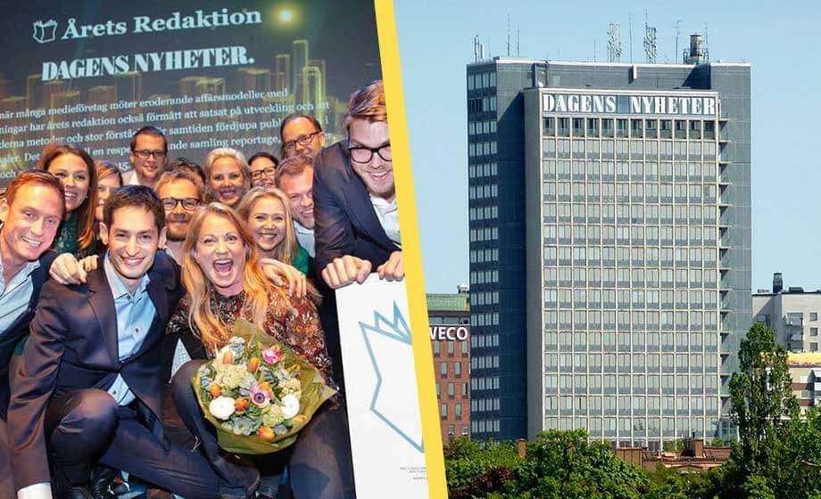 En liten klick styr svenska medier