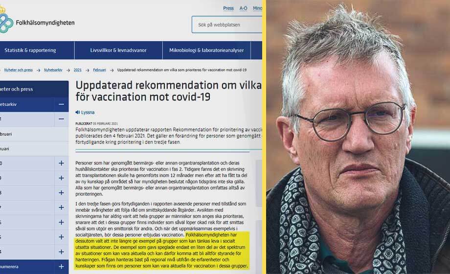 Folkhälsomyndigheten backar efter kritik: Illegala migranter går inte före i vaccinationskön