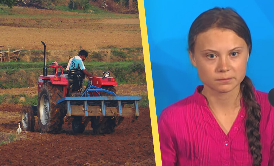 Greta kräver sänkt dieselpris – i Indien