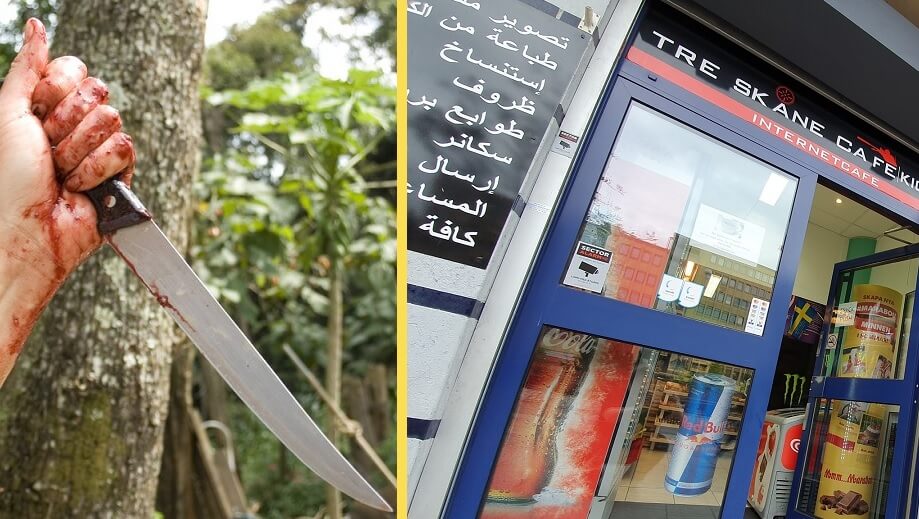 Man utsatt för mordförsök på café i Malmö – knivhuggen i halsen