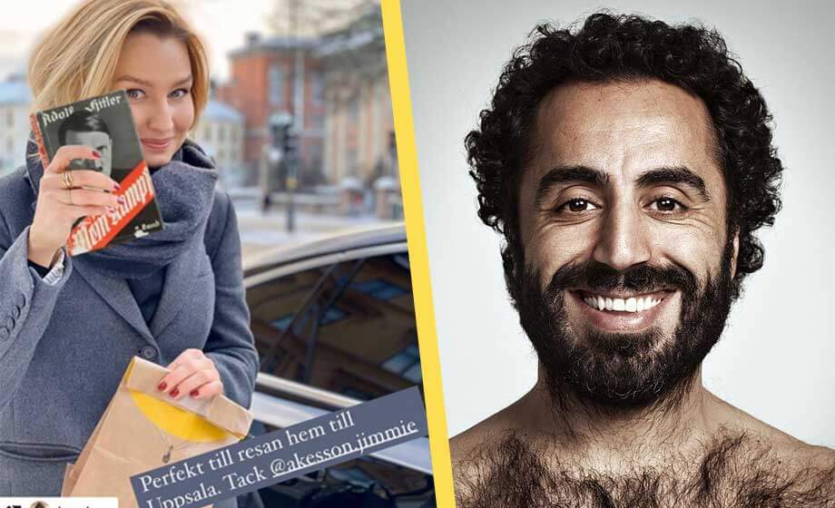 Özz Nujen i hatattack mot Ebba Busch – pekas ut som nazist