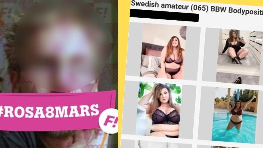Feministisk politiker lade ut bilder av nakna feminister på porrsajt: ”Knullkropp!”
