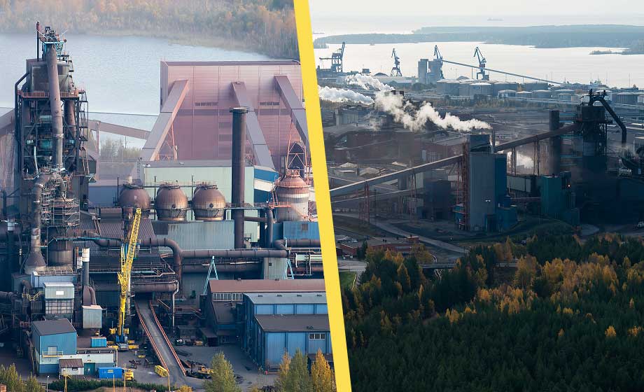 Takras vid SSAB:s fabrik – produktionen nere på halvfart