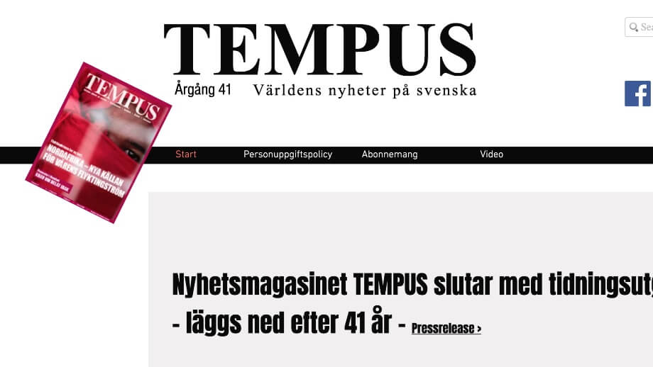 Efter Samnytts granskning: Tempus läggs ner